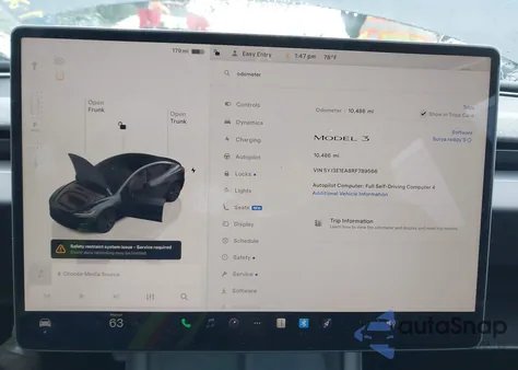 2024 Tesla Model 3 Long Range Dual Motor All-Wheel Drive/Rear-Wheel Drive from USA, damaged, VIN 5YJ3E1EA8RF789566